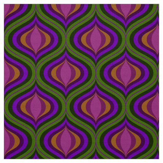 60モダン年代半ばの70年代の織物 ファブリック (見本)