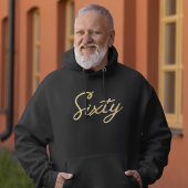 60モダン誕生日シンプル6金ゴールド Tシャツ