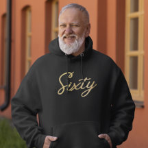 60モダン誕生日シンプル6金ゴールド