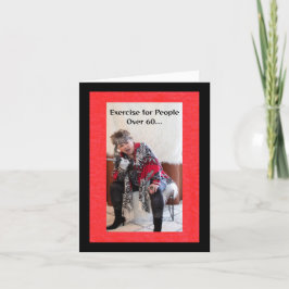 60人以上の人のためのエクササイズ カード