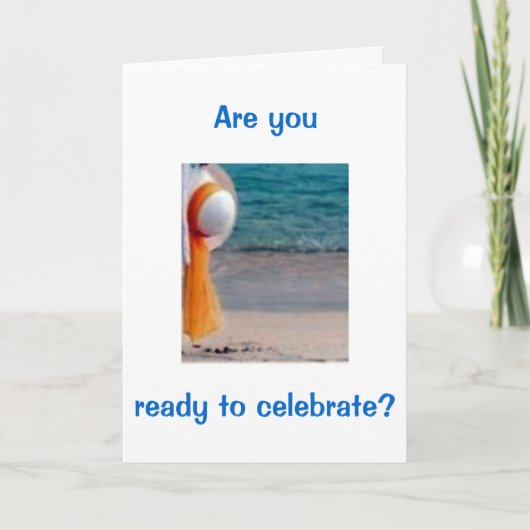 「60人目」の誕生日が「彼女」のカードを希望 カード (正面)