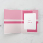 60今日ピンク黒60歳の誕生日 カード (内部)