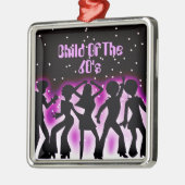 60代の子ども メタルオーナメント (左)