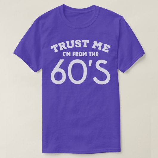 60代の私を信頼する Tシャツ (デザイン正面)