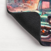 60代の車 マウスパッド (コーナー)