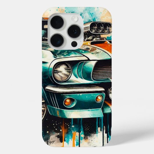 60代の車 Case-Mate iPhoneケース (裏面)