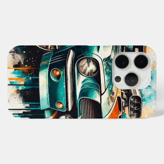 60代の車 Case-Mate iPhoneケース (裏面 (横))