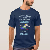 60代の馬蹄投げTシャツ Tシャツ (正面)