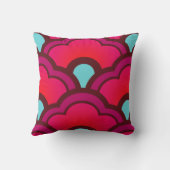 60代はっきりしたモダンのレトロ枕70代 クッション (裏面)