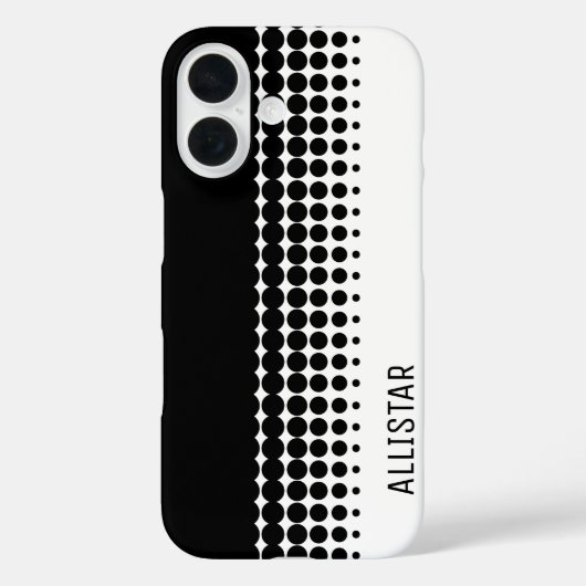 60代インスパイアのレトロ白黒 Case-Mate iPhoneケース (裏面)