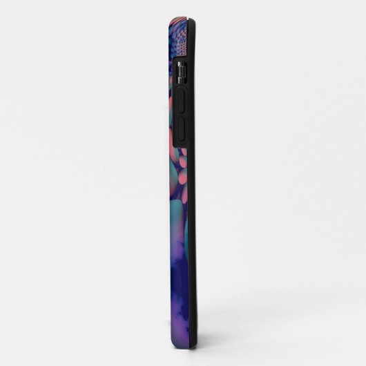 60代サイケデリックの絞り染め Case-Mate iPhoneケース (裏面/左)