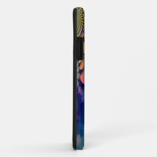 60代サイケデリックの絞り染め Case-Mate iPhoneケース (裏面/右)