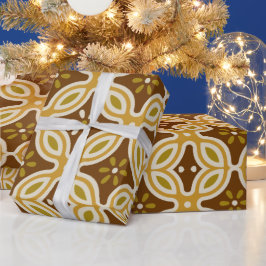 60代スタイリッシュ70代のヴィンテージギフト ラッピングペーパー