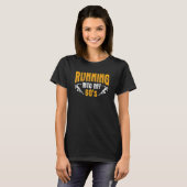 60代マラソントラックランナーランニングの選手に Tシャツ (正面フル)