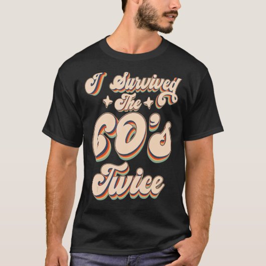 60代生き延びの2回70代70代 Tシャツ (正面)