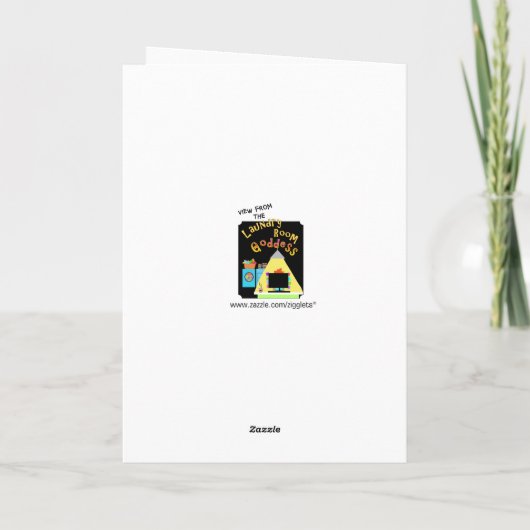 60代鐘の底おもしろい付き65誕生日挨拶 カード (裏面)