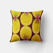 60代70代のレトロなデコモダンール枕 クッション (裏面)