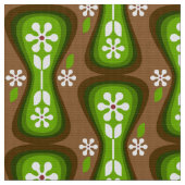 60代70代のレトロな生地 ファブリック (クローズアップ)