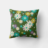 60代70代の花モダン枕 クッション (裏面)