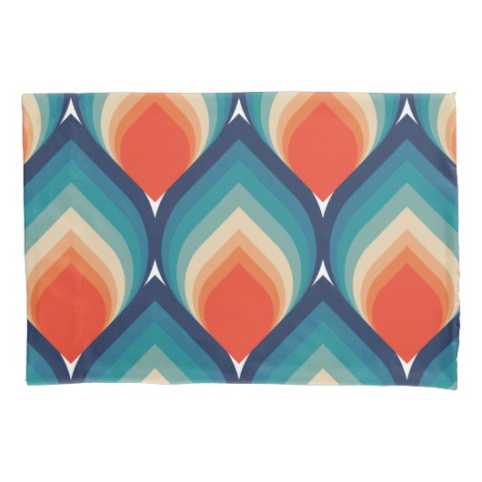 60代70代レトロ枕ケース 枕カバー (正面)