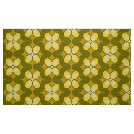 60代70代レトロ模様織物 ファブリック (ファットクウォーター)