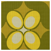 60代70代レトロ模様織物 ファブリック (クローズアップ)