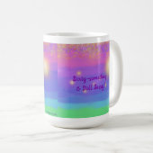 60以上の群衆の日没、星、青空のためのマグカップ コーヒーマグカップ (正面右)