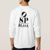 60以上のCollage Sweatshirt、背面BLASA付き スウェットシャツ (裏面)