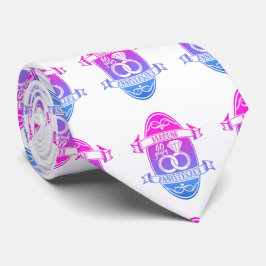 60伝統的ダイヤモンド60結婚周年 ネクタイ