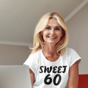 60位の誕生日、60のTシャツを着る甘いアイテム Tシャツ