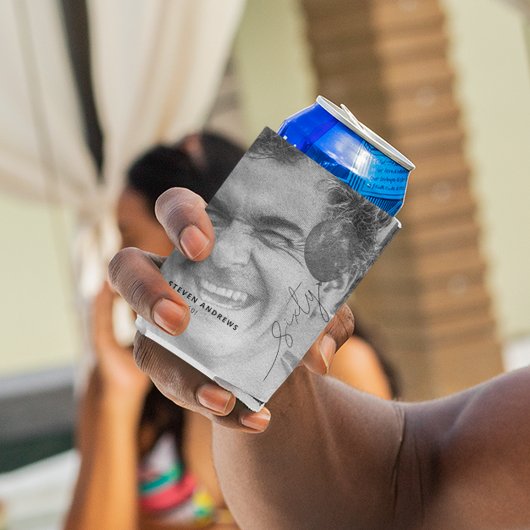 60個の気球 | 写真60th誕生日パーティー 缶クーラー