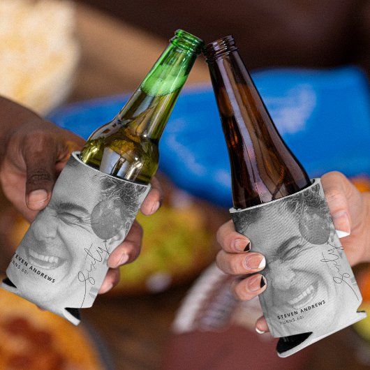 60個の気球 | 写真60th誕生日パーティー 缶クーラー