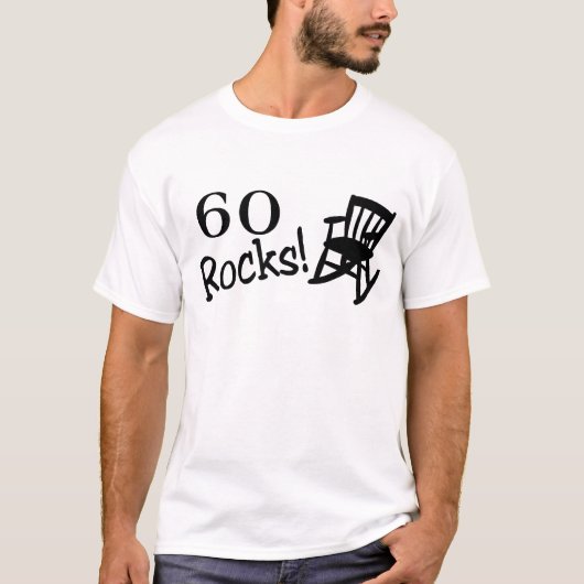 60個の石(ロッカー) Tシャツ (正面)