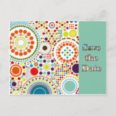 60円日付を保存 案内ポストカード (正面)