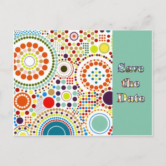 60円日付を保存 案内ポストカード (正面)