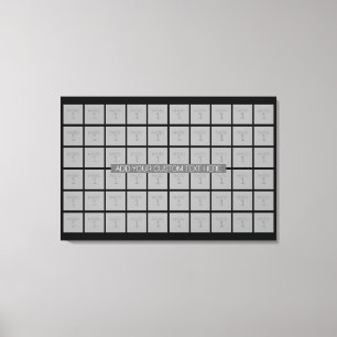 60写真テンプレートコラージュ – カラー編集可能 キャンバスプリント