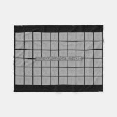 60写真テンプレートコラージュ – カラー編集可能 フリースブランケット (正面(横))