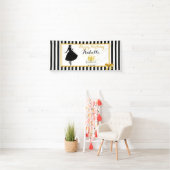 60及び扇情的な第60誕生日の黒または金ゴールドのパーティー 横断幕 (インサイチュ)