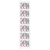 60台の赤いテーブルランナーでセクシー ショートテーブルランナー (正面)