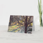 60周年おめでとうカード 木漏れ日 カード (正面)