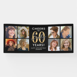 60周年お祝いゴールドフォトバナー 横断幕