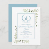 60周年の日付の変更フローラ 案内ポストカード (正面/裏面)