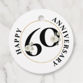 60周年エレガントメッセージカード フェイバータグ (正面)