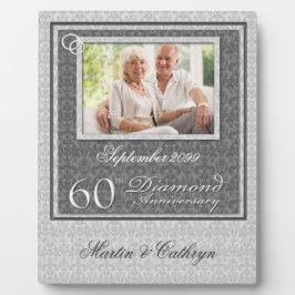 60周年ダイヤモンドアニバーサリー写真名と日付 フォトプラーク