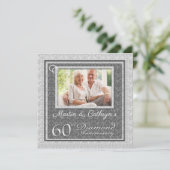 60周年ダイヤモンドアニバーサリー フォトパーティー 招待状 (スタンド正面)