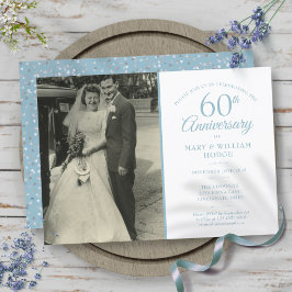 60周年ダイヤモンドコンフェッティ結婚写真 招待状
