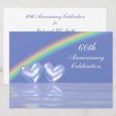 60周年ダイヤモンドハート 招待状 (正面/裏面)