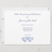 60周年ダイヤモンドハート 招待状 (裏面)