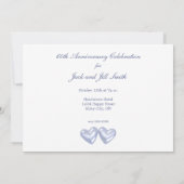 60周年ダイヤモンドハート 招待状 (裏面)