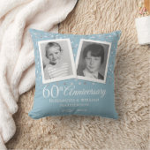 60周年ダイヤモンド結婚記念日の子供の写真  クッション (ブランケット)